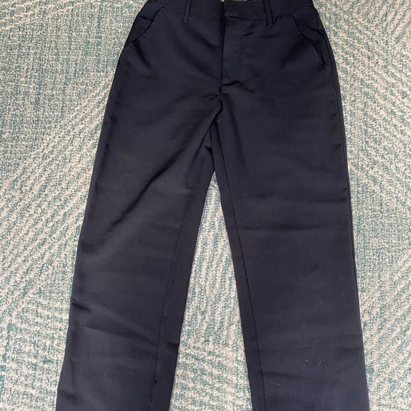 Abercrombie Tailored Menswear 90s Straight Pants Black - Picture 3 of 11